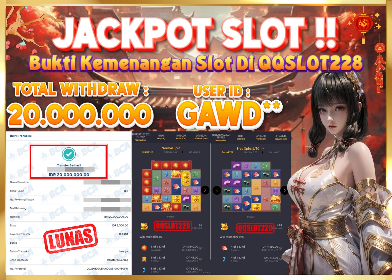 MEDANWIN JACKPOT  Rp 20.000.000 - LUNAS!!!